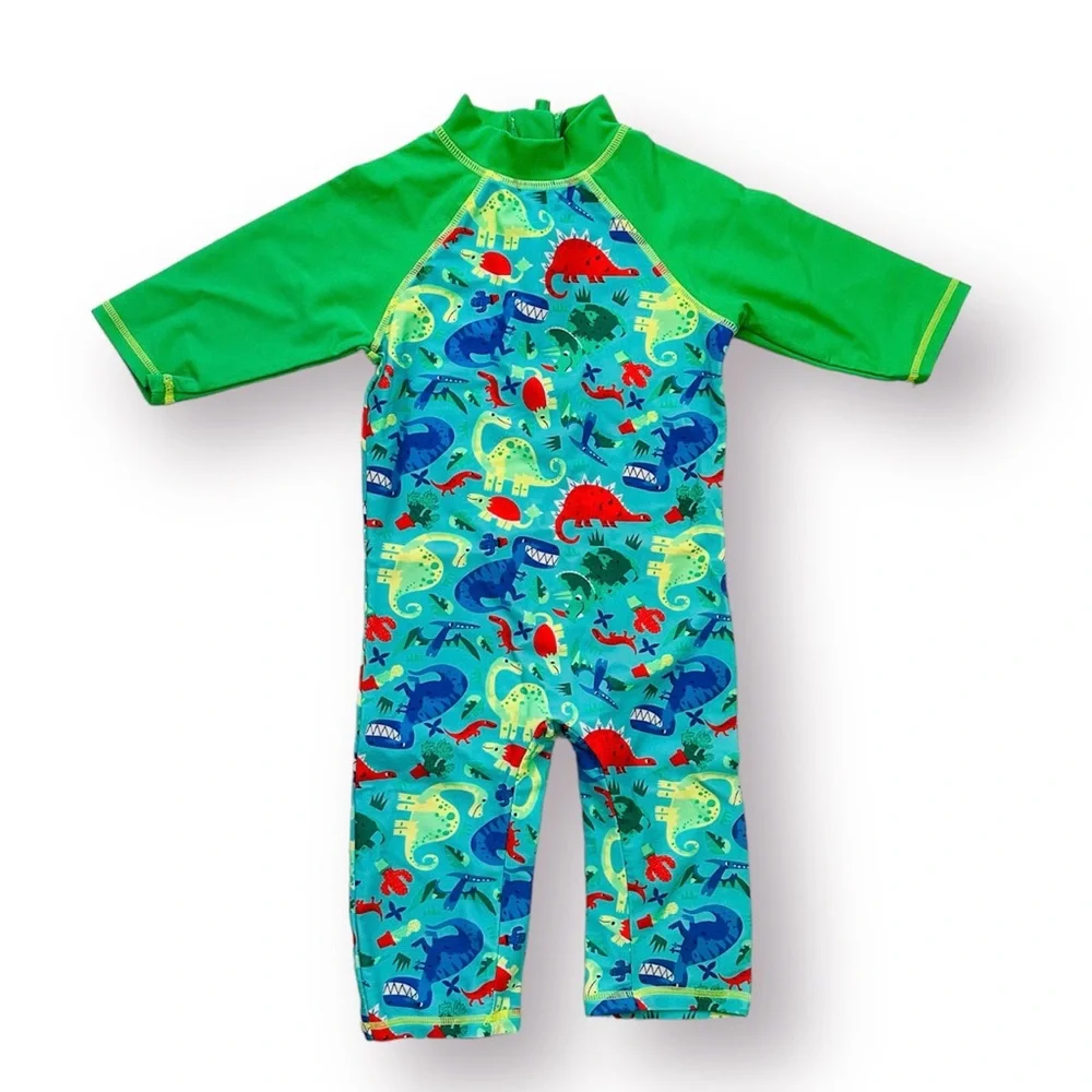 Mini Club Dinosaur 🦕 Rashguard Size 2-3 Years - Picture 1 of 7
